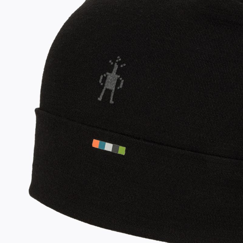 Smartwool Merino Obojstranná čiapka s manžetami čierna 4