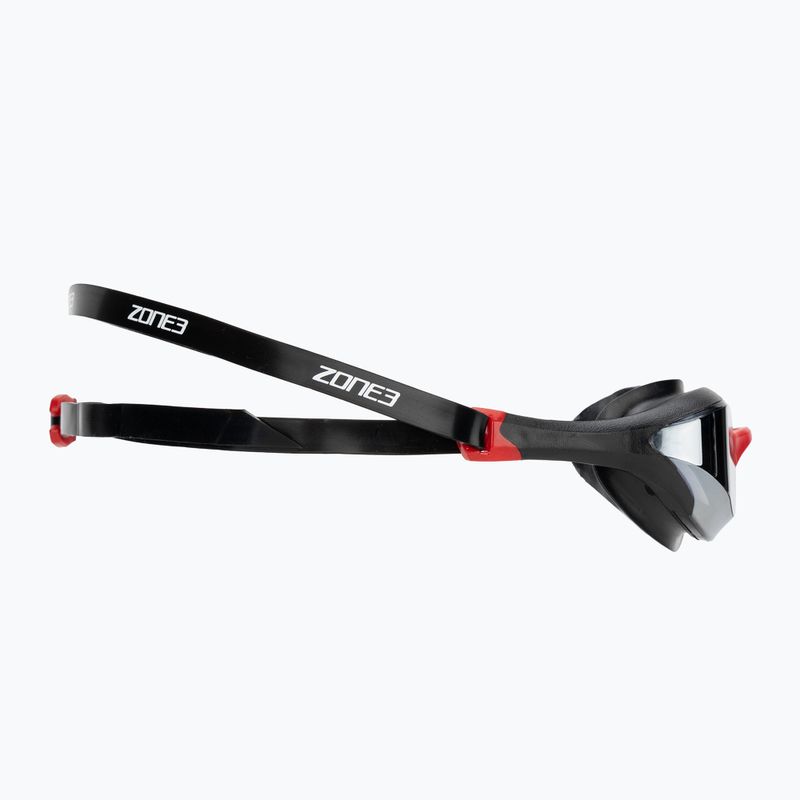 Plavecké okuliare ZONE3 Volare Streamline Racing black/red/silver polarized mirror revo 3