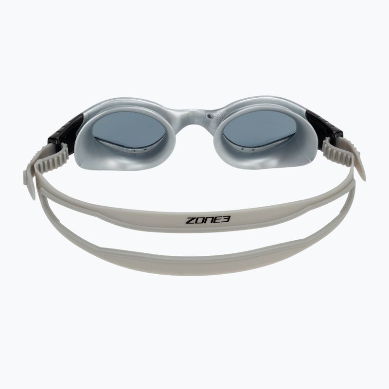 Plavecké okuliare ZONE3 Apollo Swim Silver/Black/Tinted Blue 4