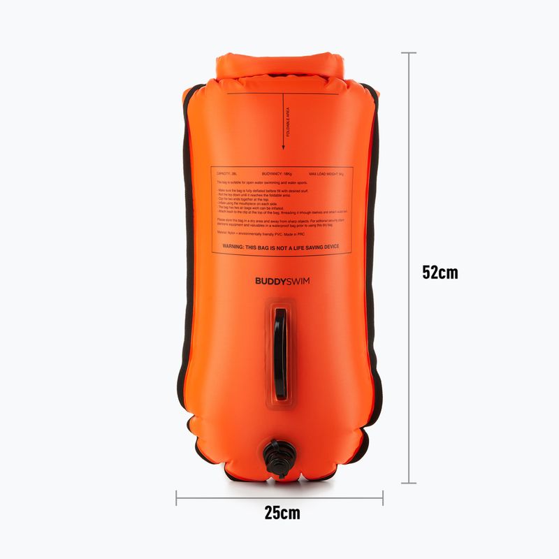 Záchranná bójka BuddySwim CSW Dry Bag 28 l orange 3