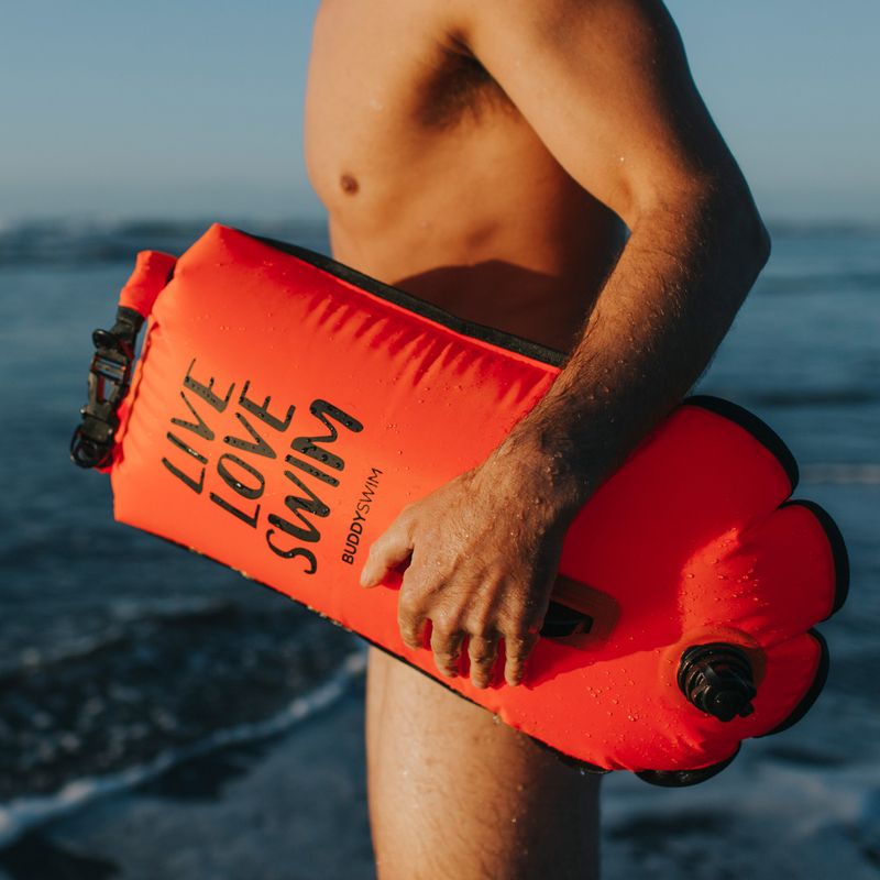 Záchranná bójka BuddySwim LLS Dry Bag 28 l orange 4