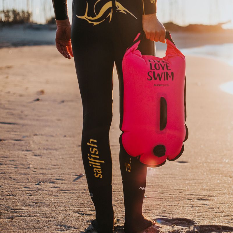 Záchranná bójka BuddySwim CSW Dry Bag 20 l pink 5