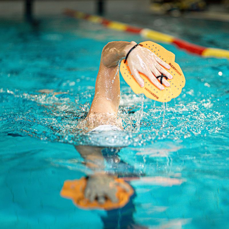 Pádla na plávanie BuddySwim Power Paddle orange 3