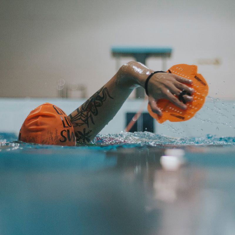 Pádla na ruky BuddySwim Power Paddle orange 7