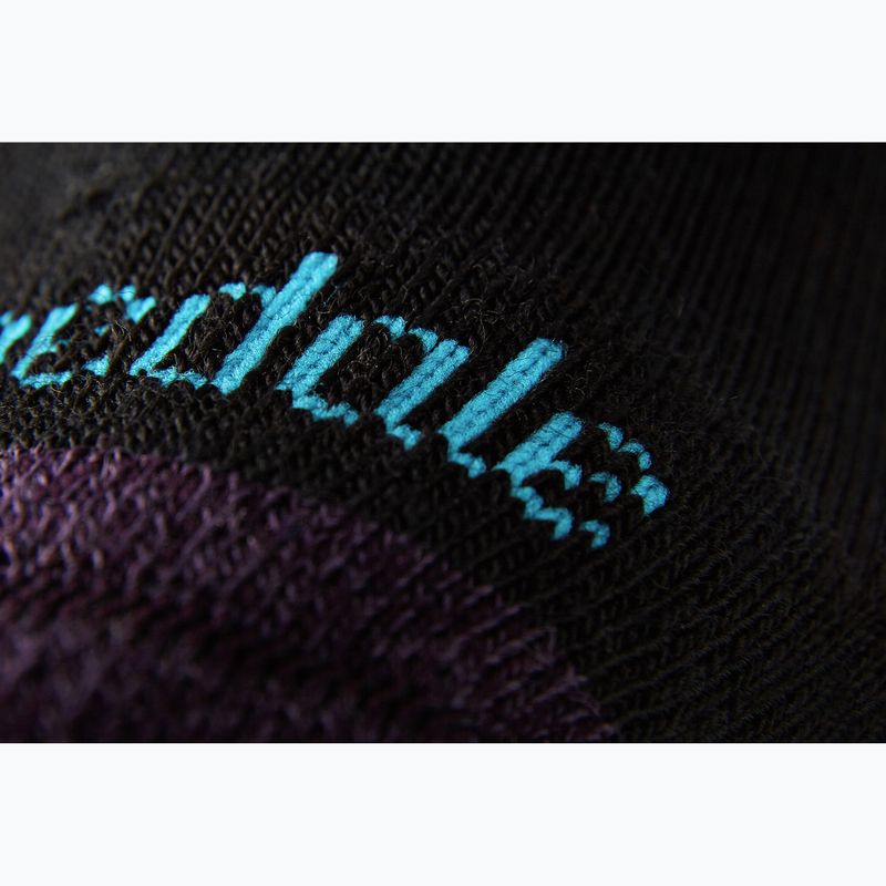 Dámske ponožky Bridgedale Lightweight Merino Performance Boot Original black/purple 3