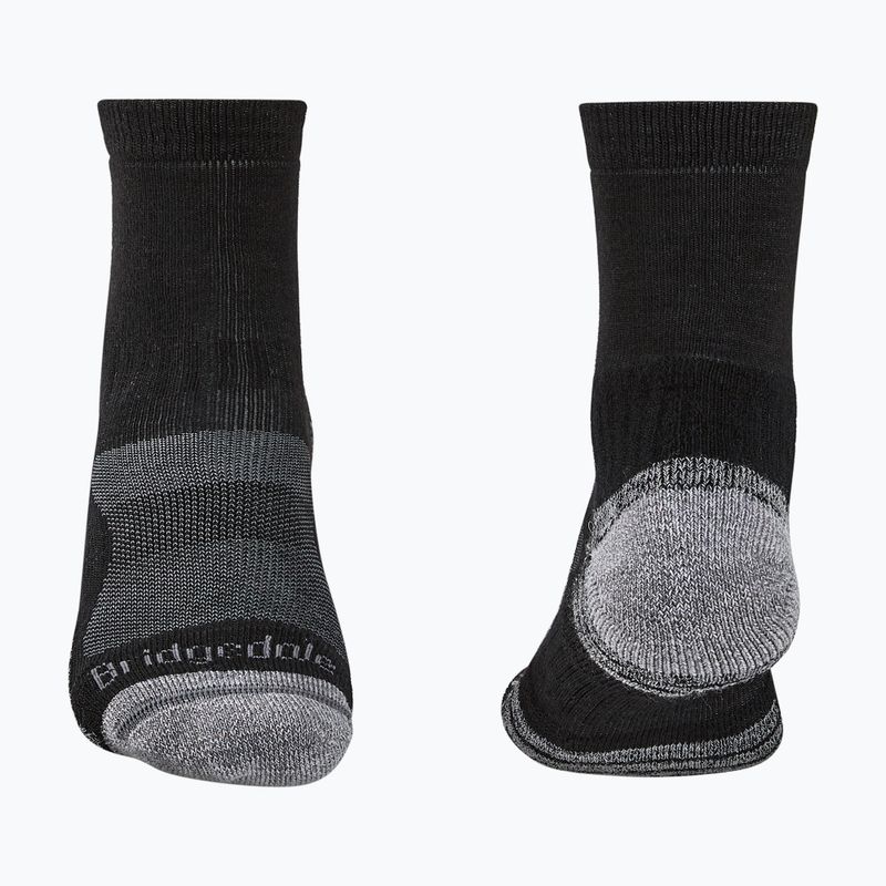 Pánske ponožky Bridgedale Lightweight Merino Performance 3/4 Crew Original black/silver 2