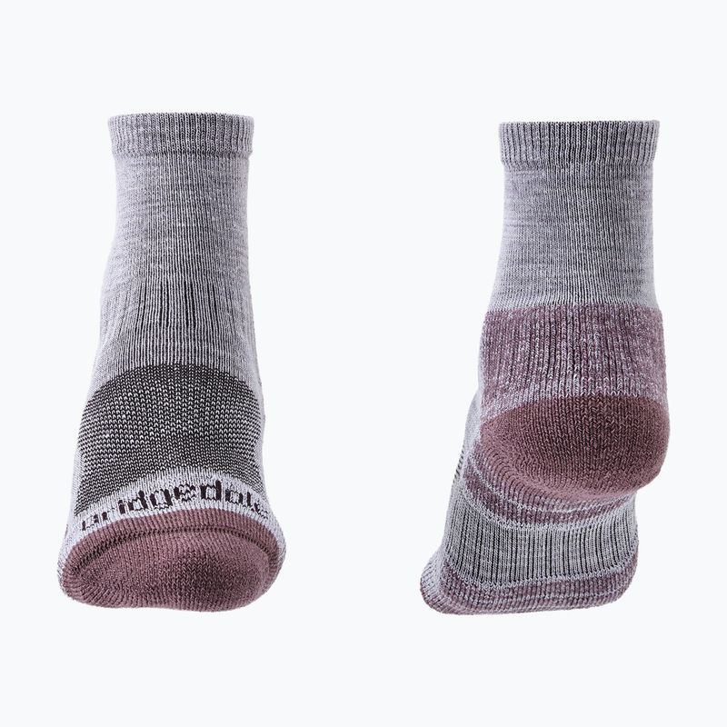 Dámske ponožky Bridgedale Lightweight Merino Performance 3/4 Crew Original heather/damson 2