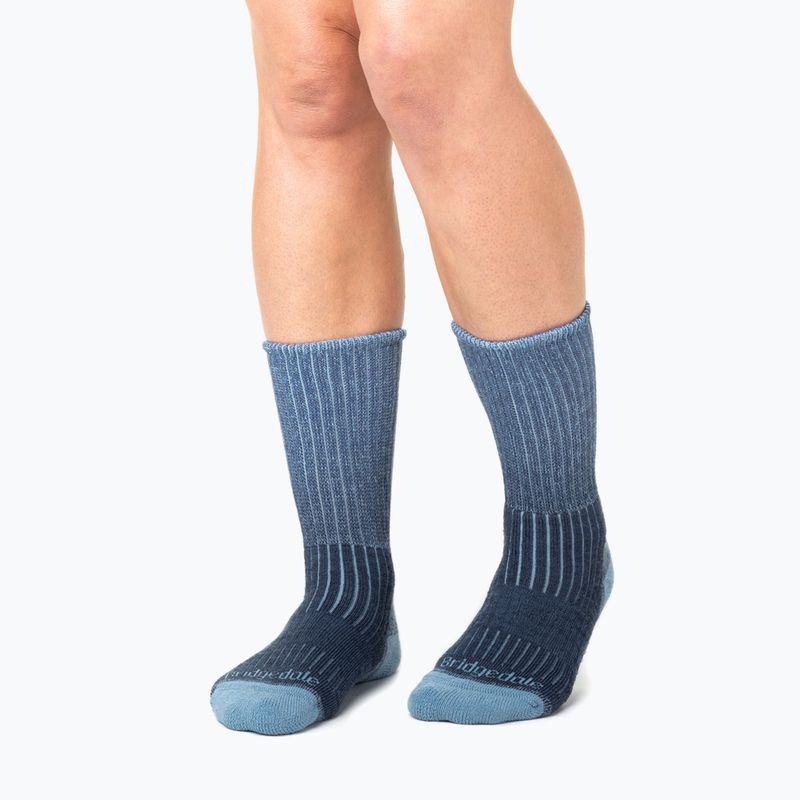 Dámske ponožky Bridgedale Midweight Merino Comfort Boot Original blue 5