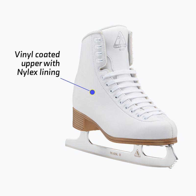 Dámske krasokorčule Jackson Classic 500 Ultima Mark I Blade white 10