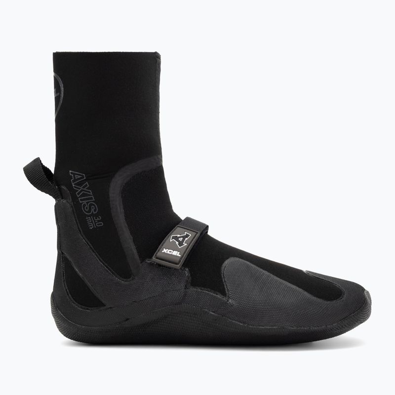 Neoprénové topánky Xcel Axis Round Toe 3 mm black 2