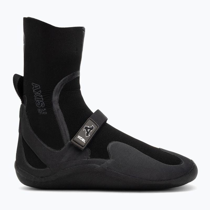 Neoprénové topánky Xcel Axis Round Toe 5 mm black 2