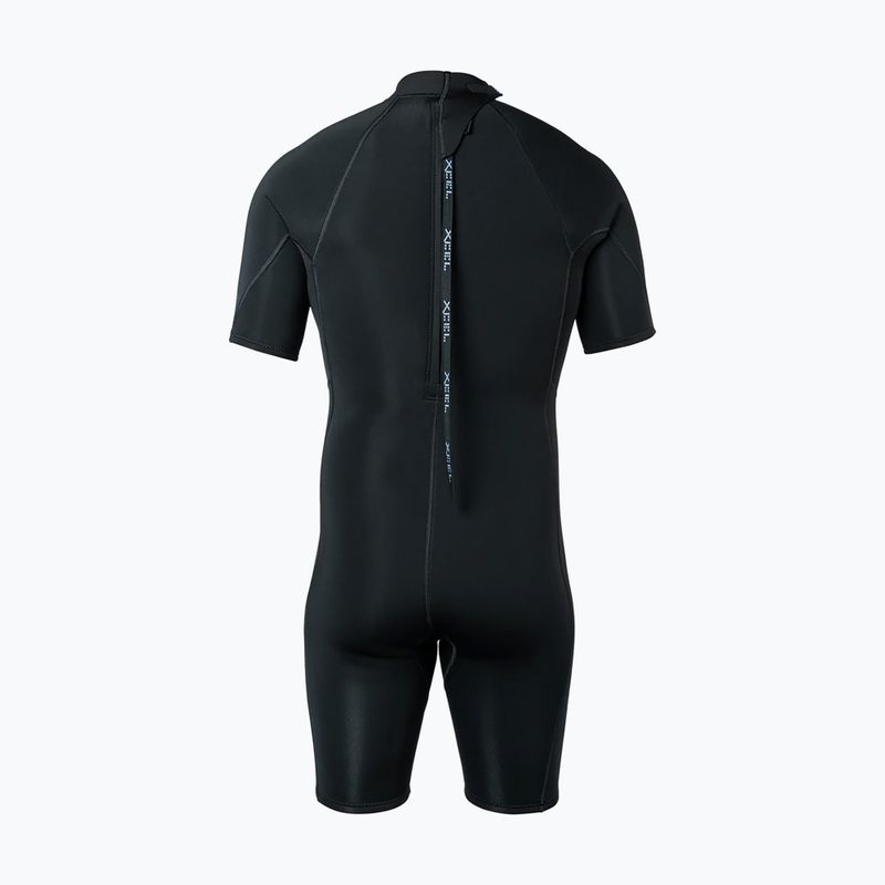 Pánsky plavecký neoprén Xcel Axis Back Zip Spring 2 mm SS black 2