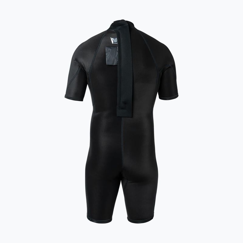 Pánsky plavecký neoprén Xcel Axis Back Zip Spring 2 mm SS black 4