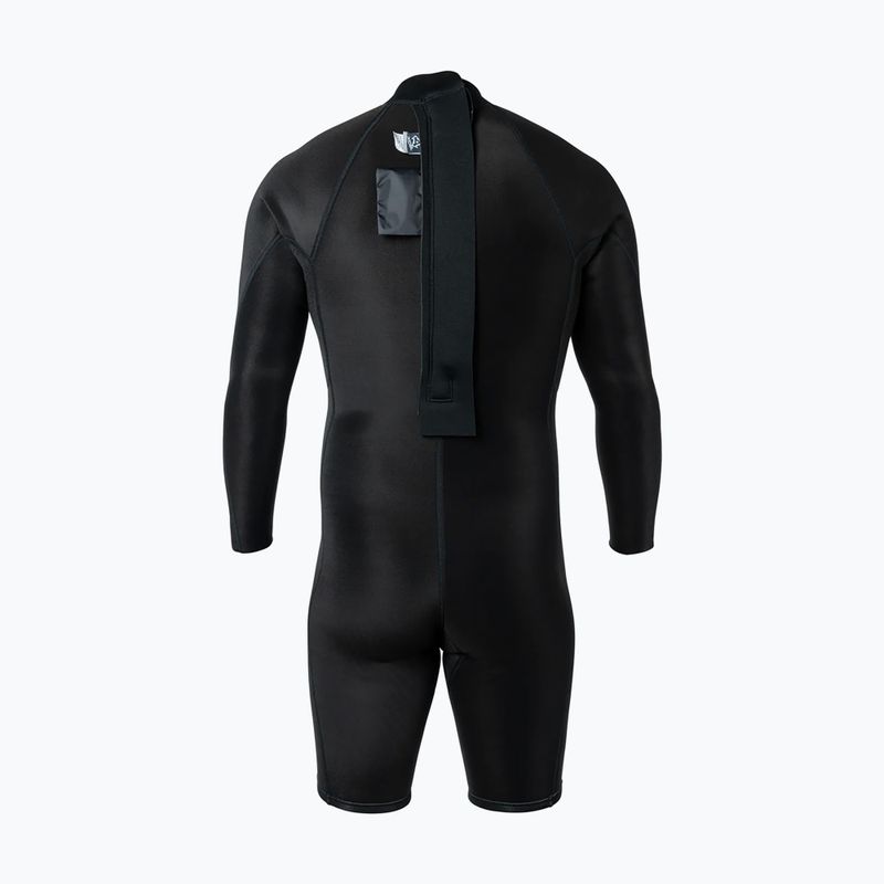 Pánsky plavecký neoprén Xcel Axis Back Zip Spring 2 mm LS black 4