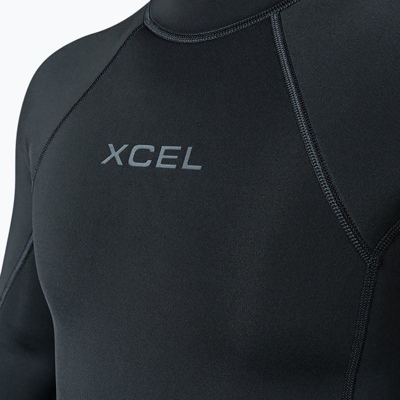 Pánsky plavecký neoprén Xcel Axis Back Zip Spring 2 mm LS black 6