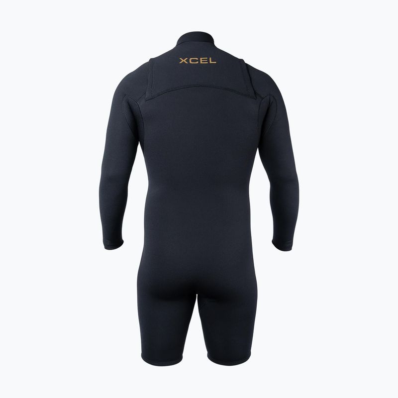 Pánsky plavecký neoprén Xcel Comp+ Spring 2/1,5 mm LS black 2