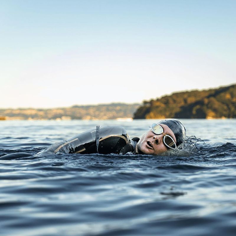 Plavecké okuliare FINIS Aliance Goggle aqua mirror 5