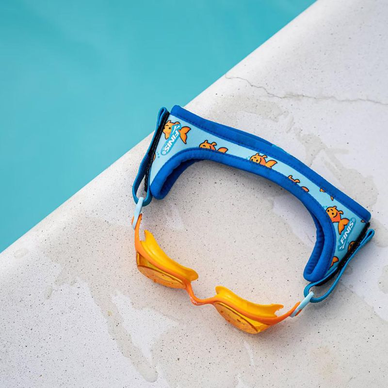 Detské plavecké okuliare FINIS DragonFlys Goggles fishbowl blue 3