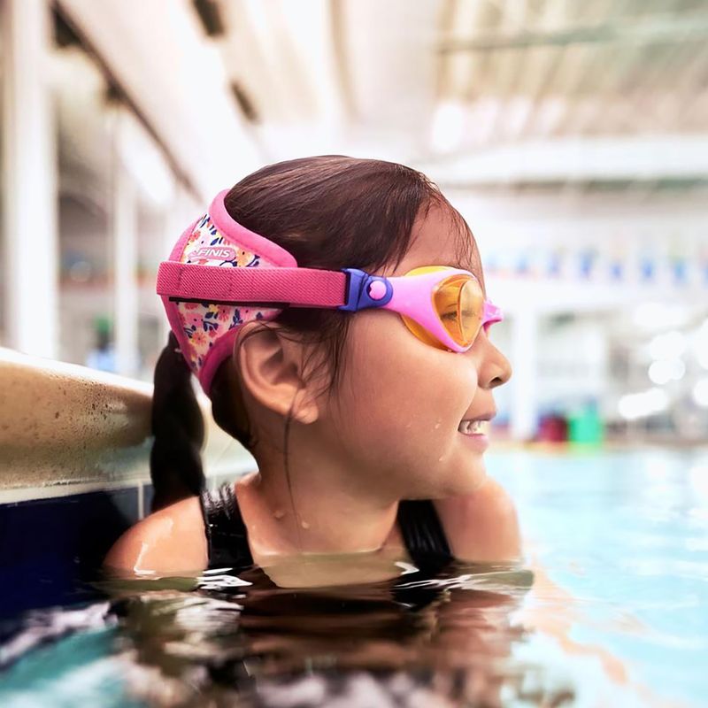Detské plavecké okuliare FINIS DragonFlys Goggles flower power 4