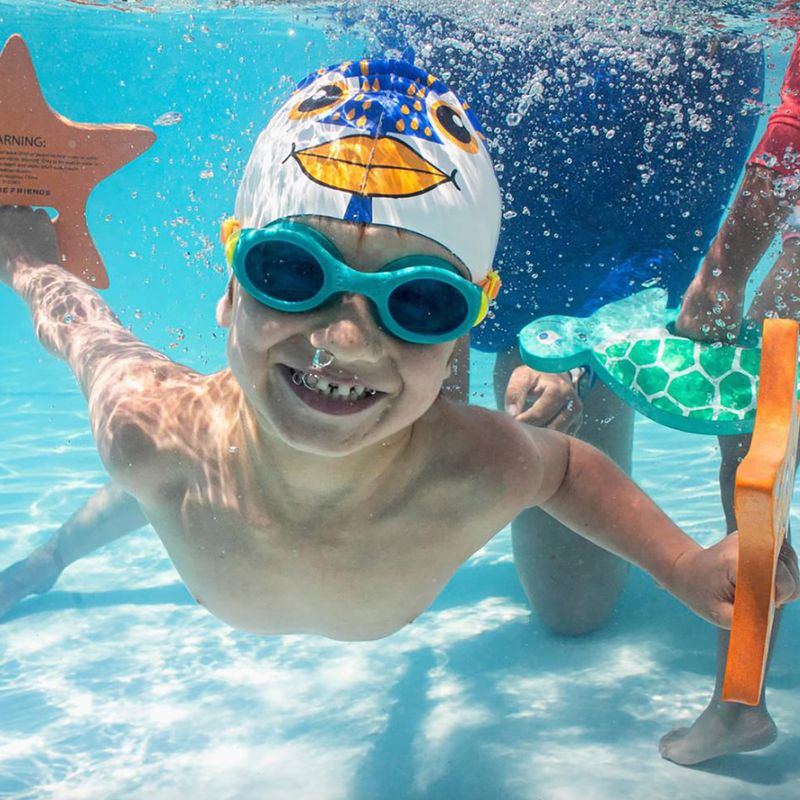 Detské plavecké okuliare Finis H3 Goggle teal/orange 5