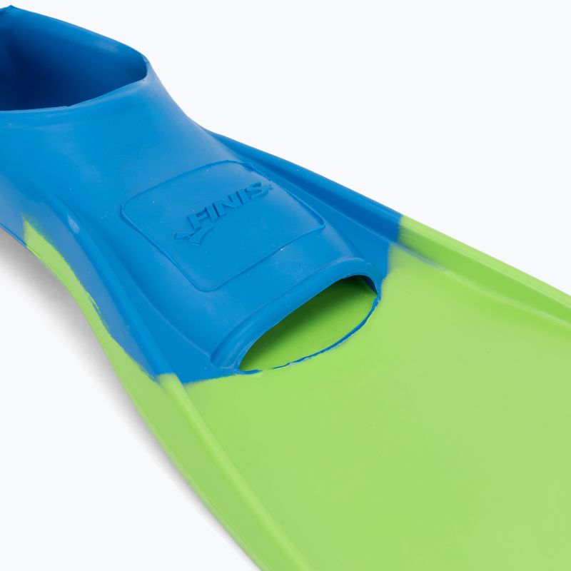 Plavecké plutvy FINIS Long Floating Fins blue/green 5