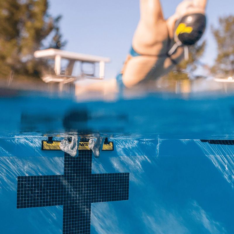 Štartovacia opierka na znak FINIS Backstroke Start Wedge yellow/black 8