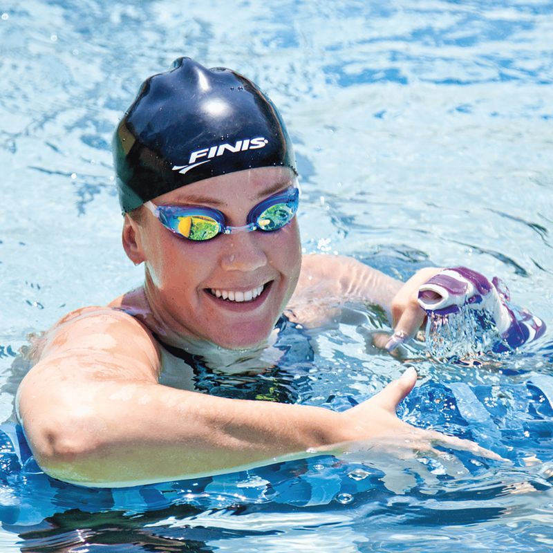 Plavecké okuliare FINIS Lightning blue mirror 7