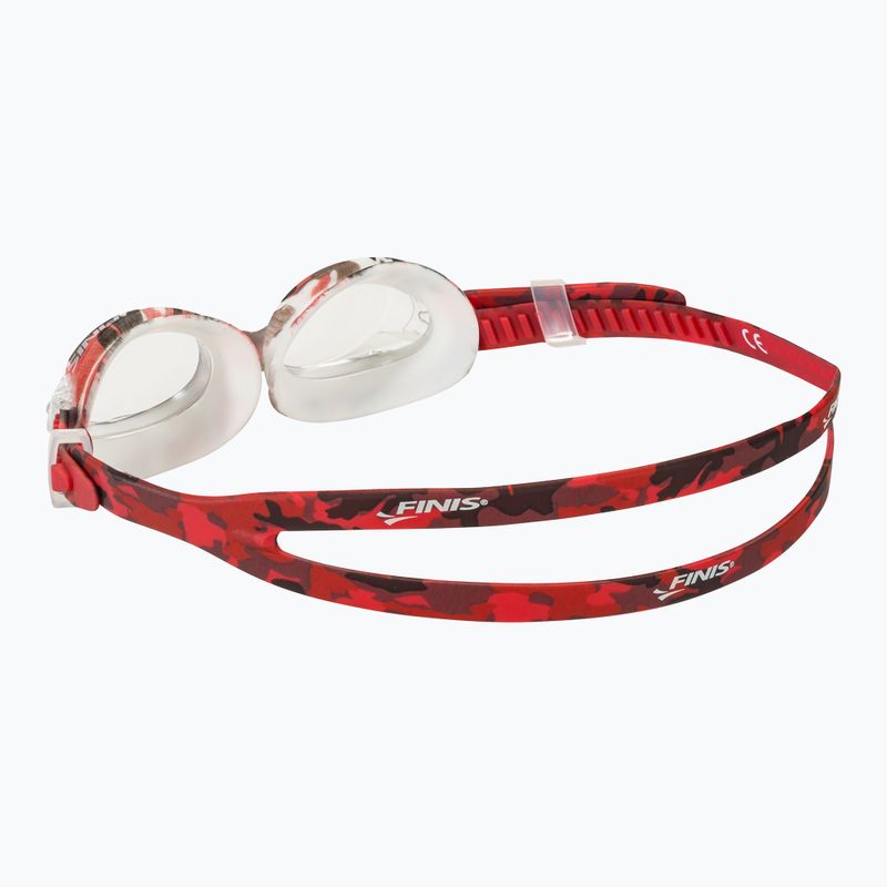 Plavecké okuliare FINIS Adventure red camo 4