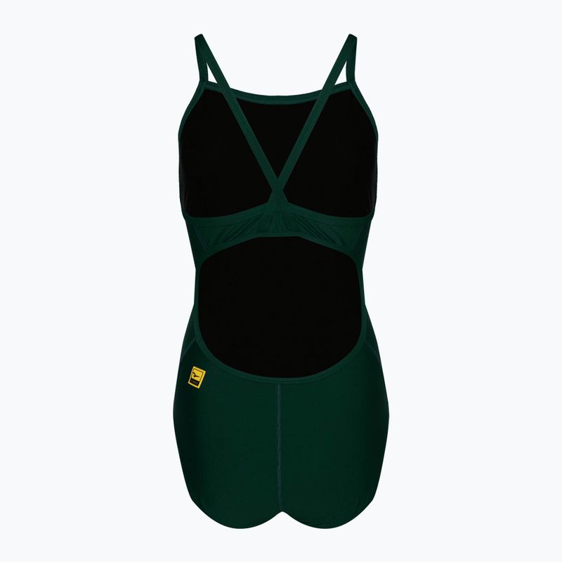 Dámske jednodielne plavky FINIS Skinback Solid pine 2