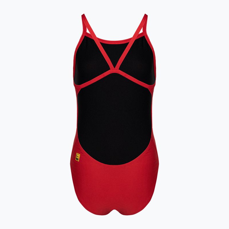 Dámske jednodielne plavky FINIS Openback Solid red 2