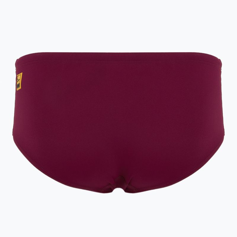 Pánske plavecké nohavičky FINIS Aqua Short Solid cabernet 2