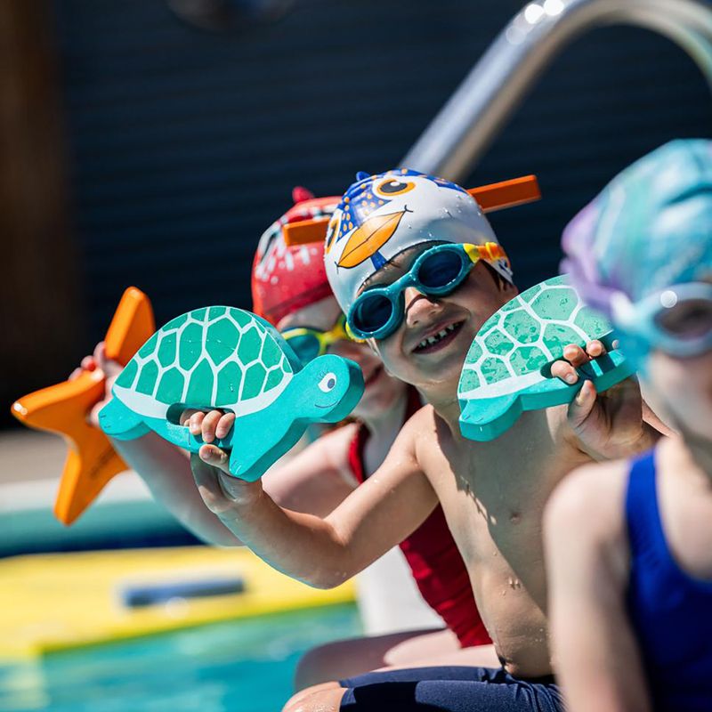 Detská plavecká doska FINIS Floatie Friends Turtle blue/green 4