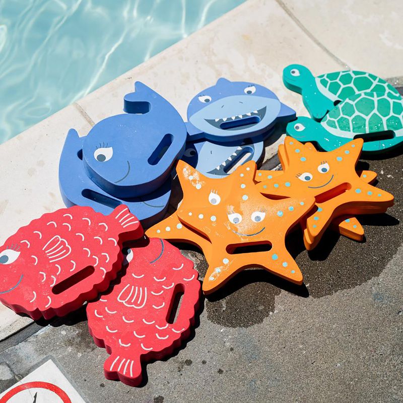Detská plavecká doska FINIS Floatie Friends Whale blue 2