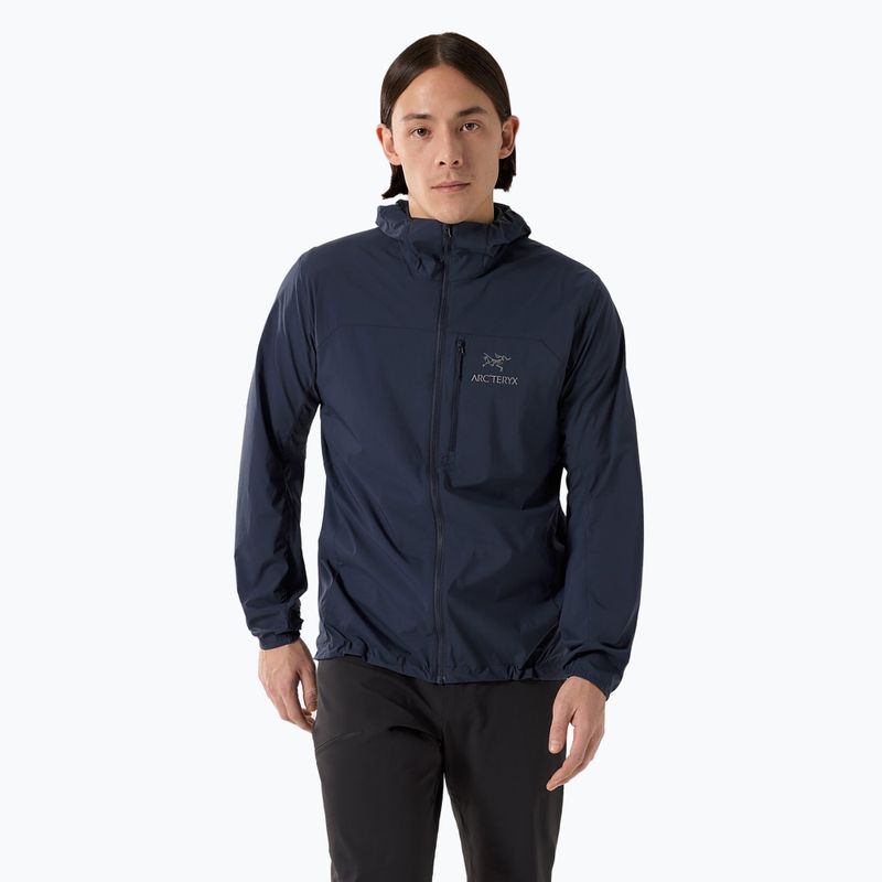 Pánska vetrovka Arc'teryx Squamish Hoody black sapphire
