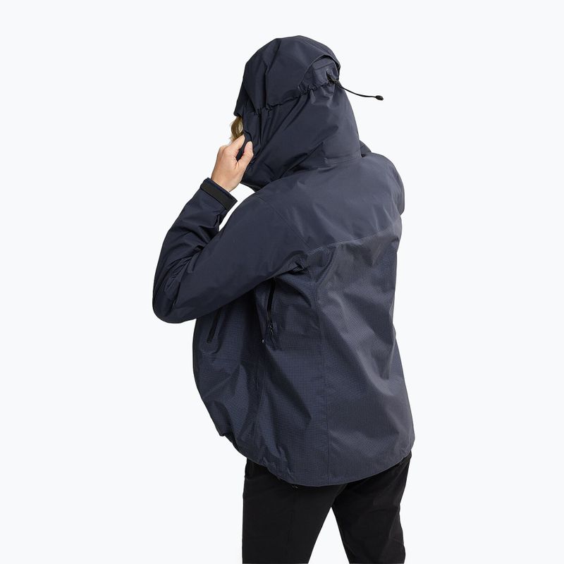 Dámska bunda do dažďa Arcteryx Alpha black sappire 5