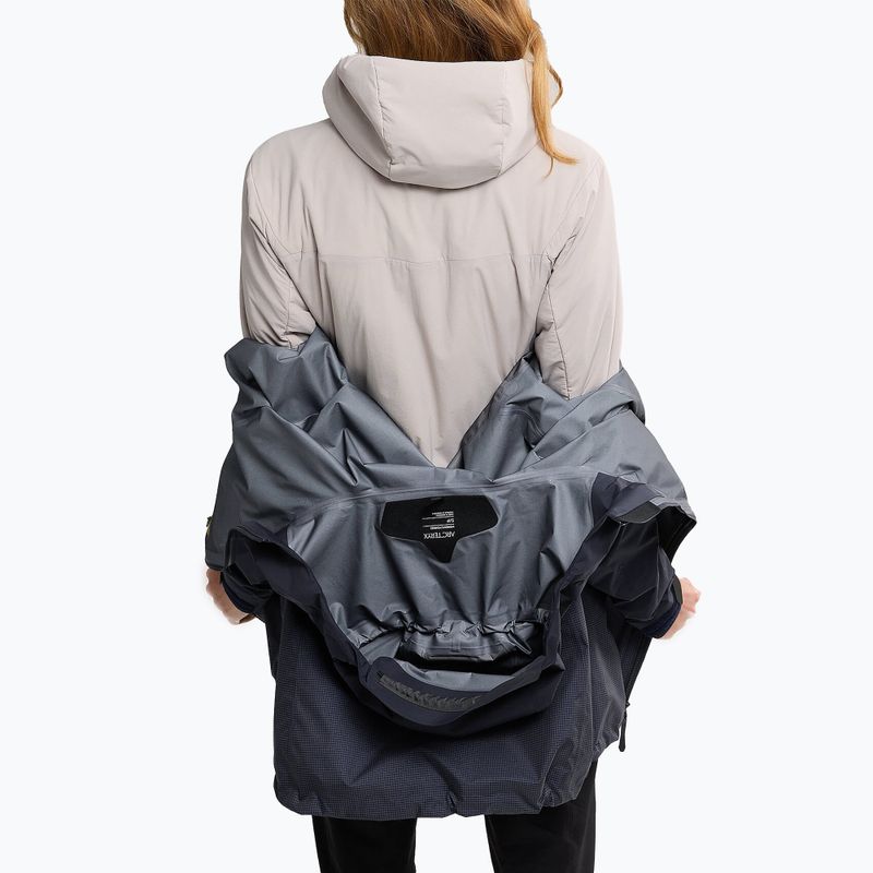 Dámska bunda do dažďa Arcteryx Alpha black sappire 8