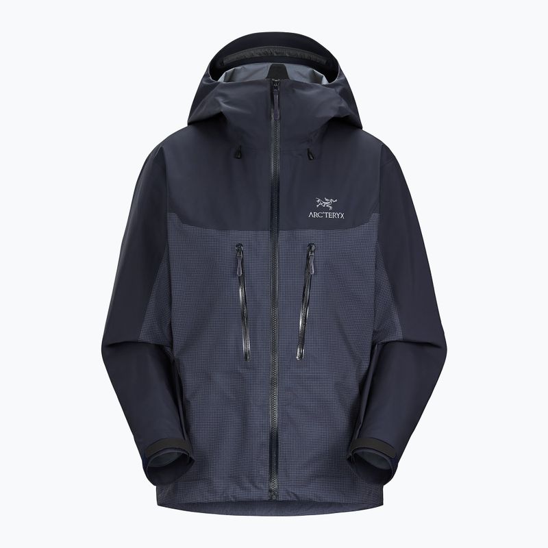Dámska bunda do dažďa Arcteryx Alpha black sappire 9