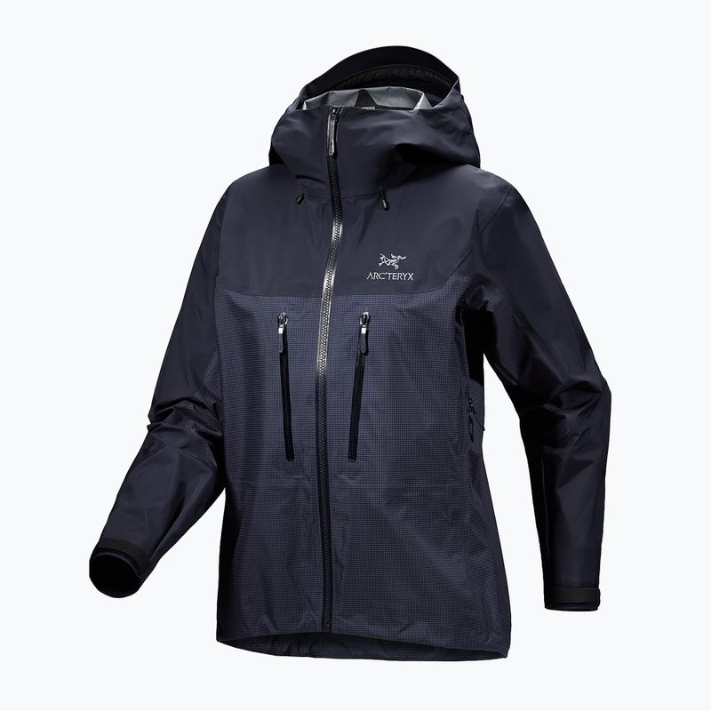 Dámska bunda do dažďa Arcteryx Alpha black sappire 13