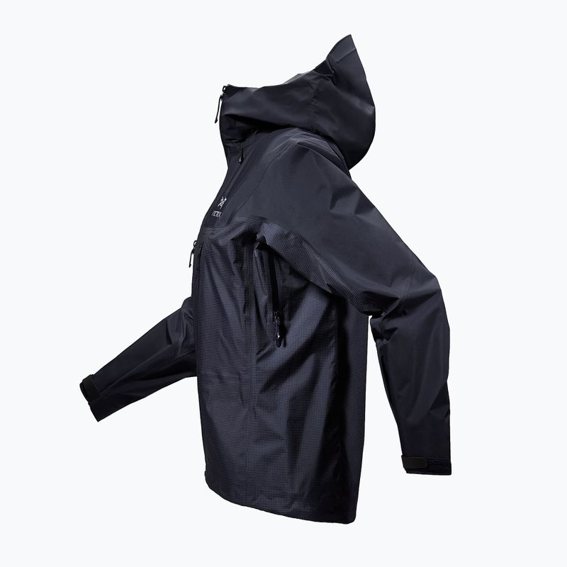 Dámska bunda do dažďa Arcteryx Alpha black sappire 14