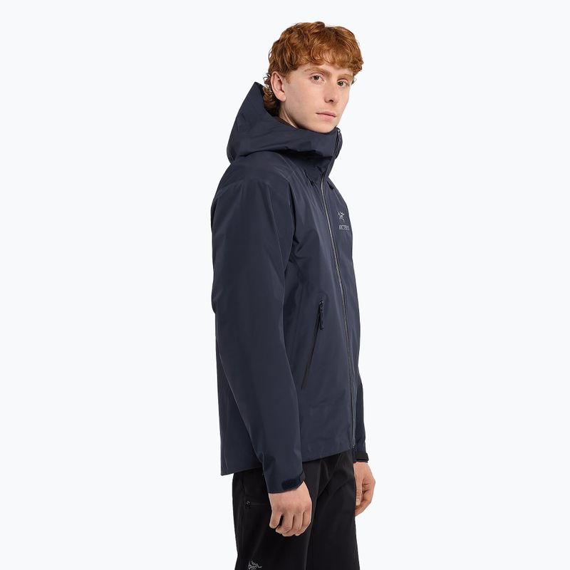 Pánska bunda do dažďa Arcteryx Beta LT black sapphire 2