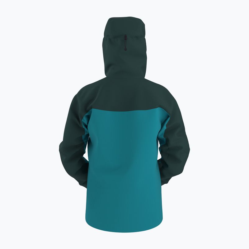 Pánska bunda do dažďa Arcteryx Alpha blue tetra/pytheas 10