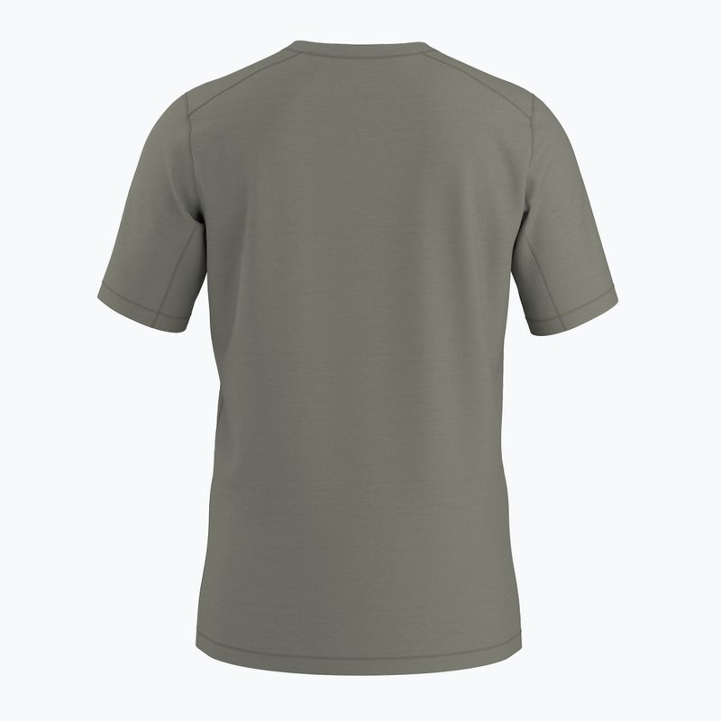 Pánske tričko Arcteryx Ionia Merino Wool Arc'Word Logo forage 7