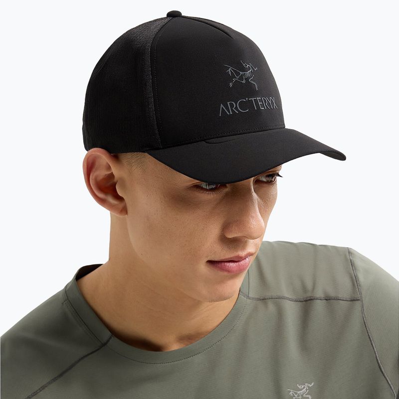 Šiltovka Arcteryx Bird Word Trucker Curved black/graphite 2