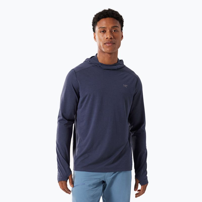 Pánska mikina Arc'teryx Cormac Hoody black sapphire heather
