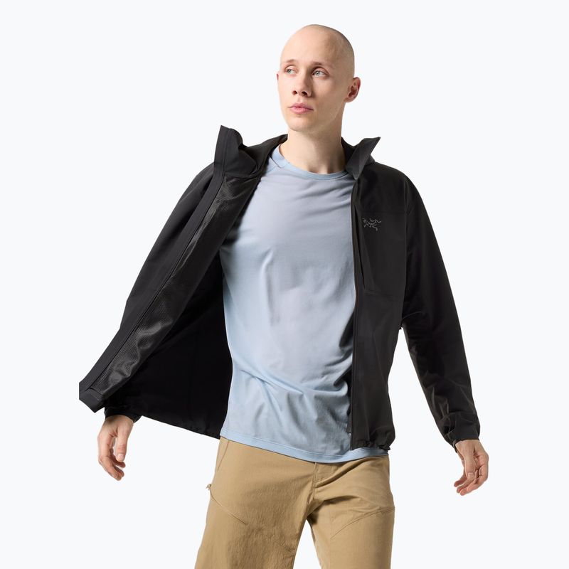 Pánska softshellová bunda Arcteryx Gamma LT Hoody black 3