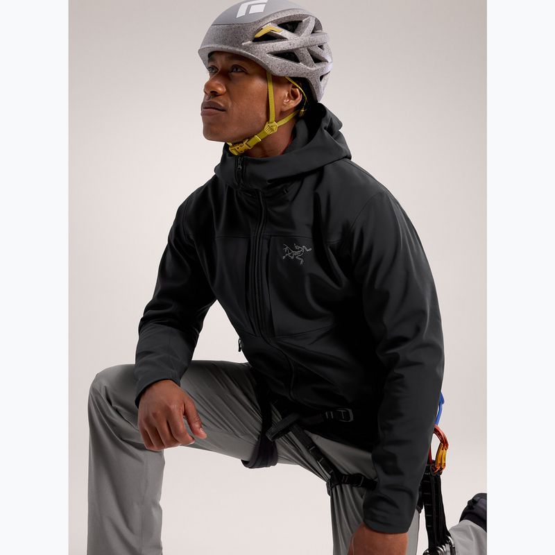 Pánska softshellová bunda Arc'teryx Gamma MX Hoody black 6