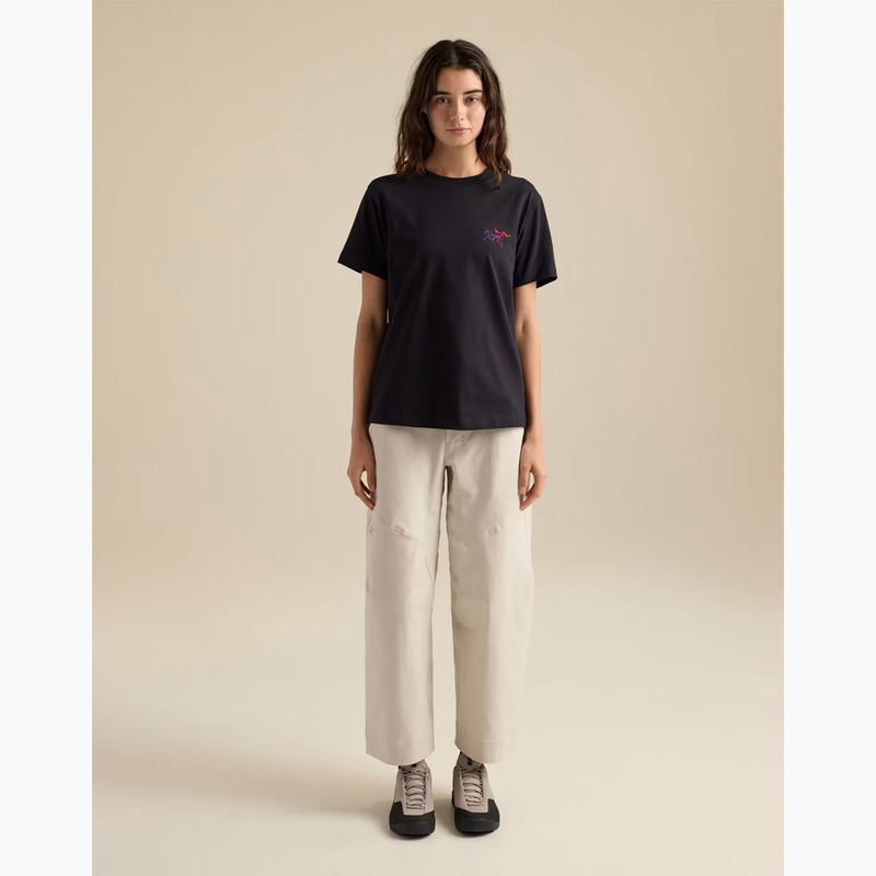 Dámske tričko Arcteryx Kragg Cotton Little Bird Crew black/multi 2
