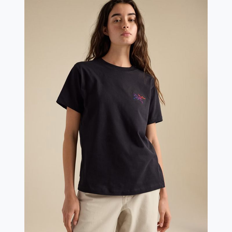 Dámske tričko Arcteryx Kragg Cotton Little Bird Crew black/multi 6