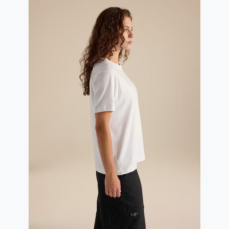 Dámske tričko Arcteryx Kragg Cotton Little Bird Crew white light/white 4