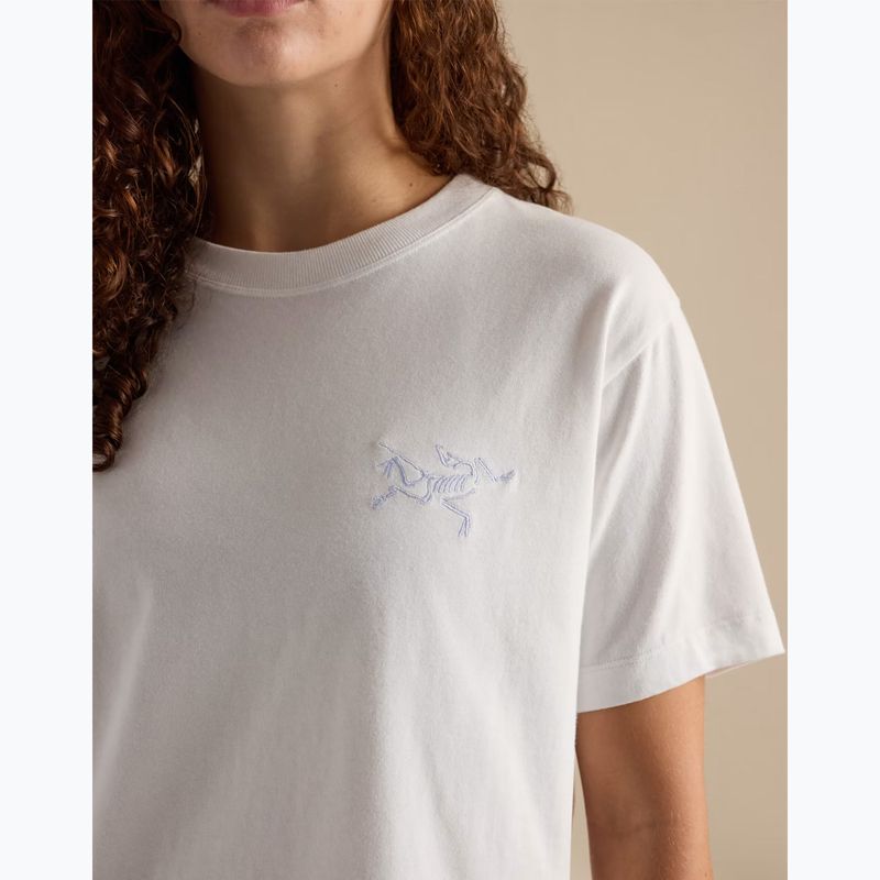 Dámske tričko Arcteryx Kragg Cotton Little Bird Crew white light/white 5